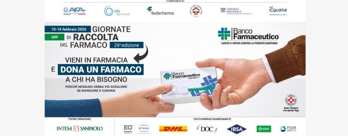 Giornate di Raccolta del Farmaco al via, appello del Papa: Aiutare chi vive in povertà sanitaria